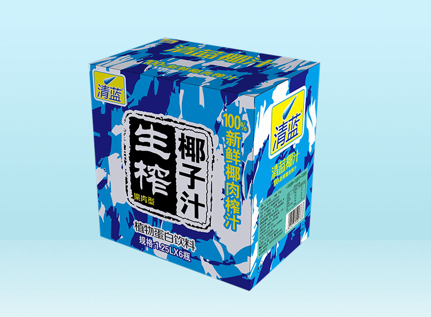 清藍(lán)椰汁